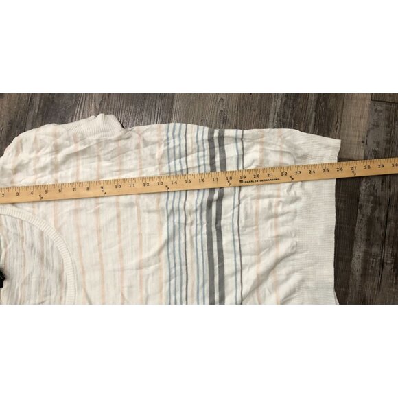 Torrid Multi-Color Strip Light Weight Knit Sweater Women's Plus Sz 1X Breathable - Picture 6 of 6